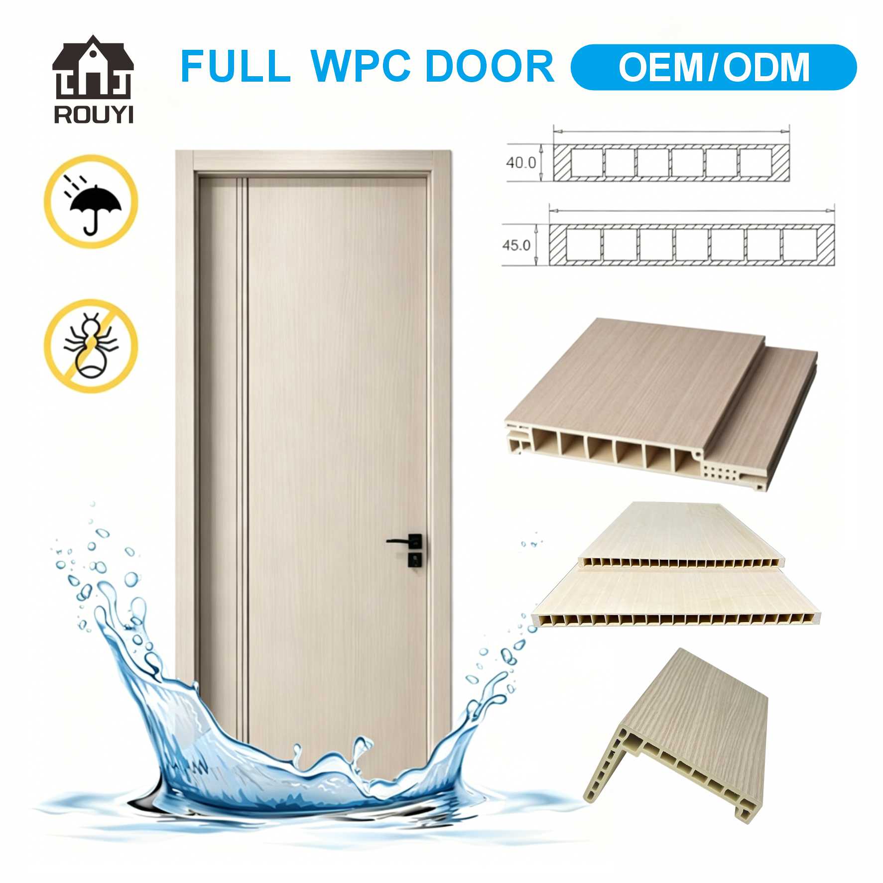 WPC door