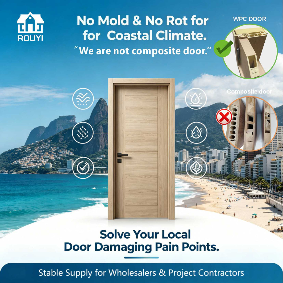 WPC door