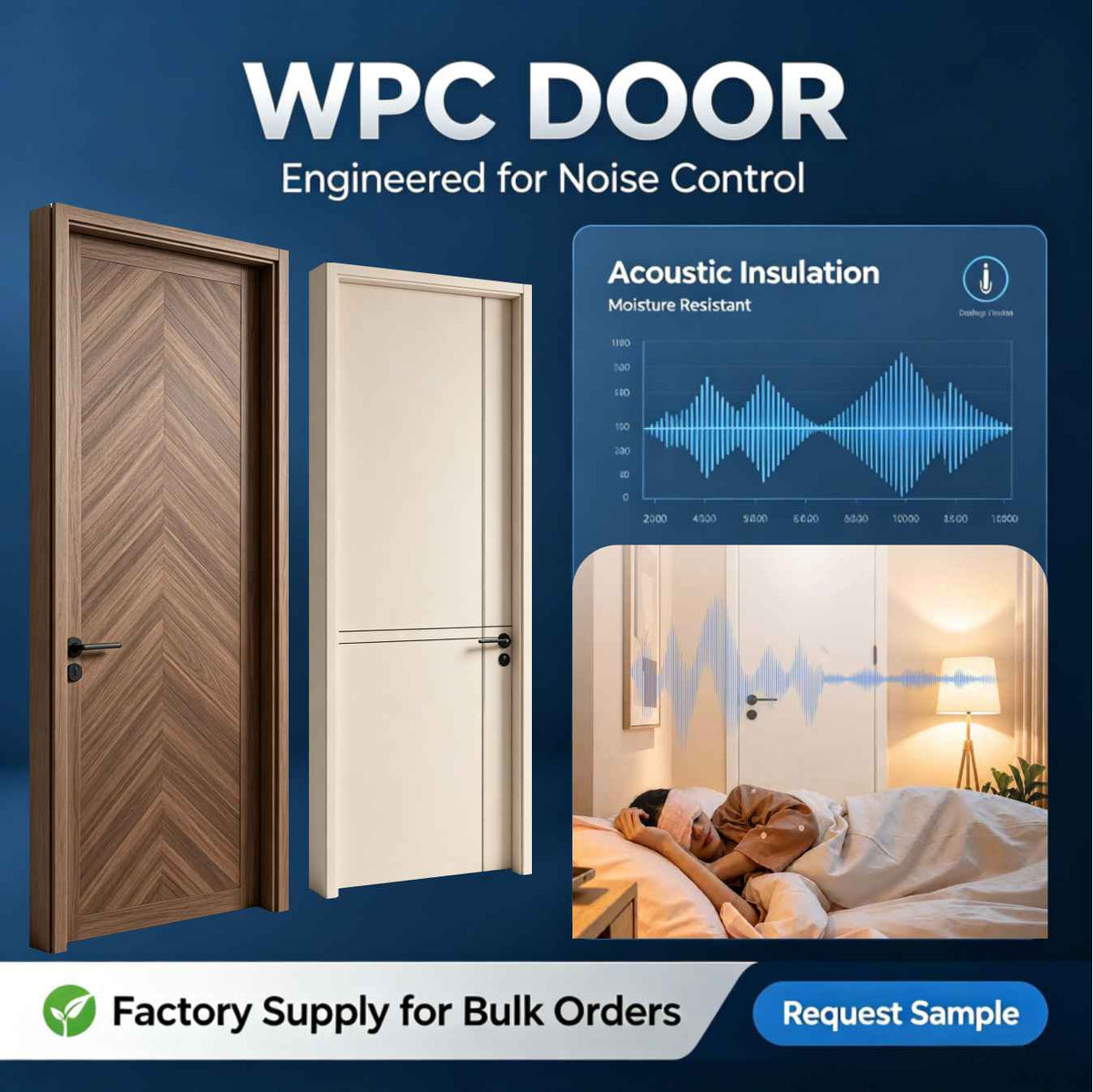 WPC Door: A Durable, Waterproof, and Eco-Friendly Solution for Modern Interiors
