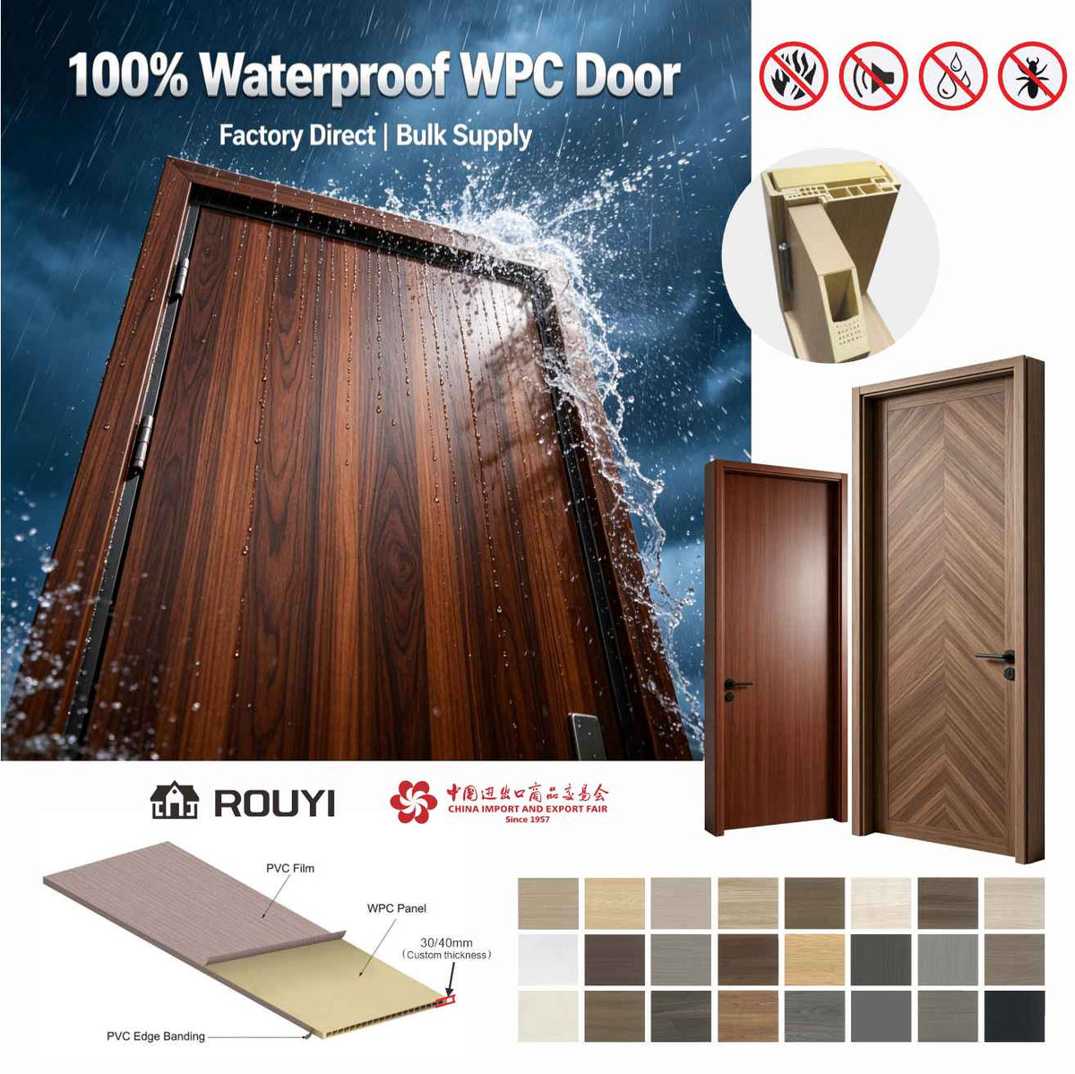 WPC door