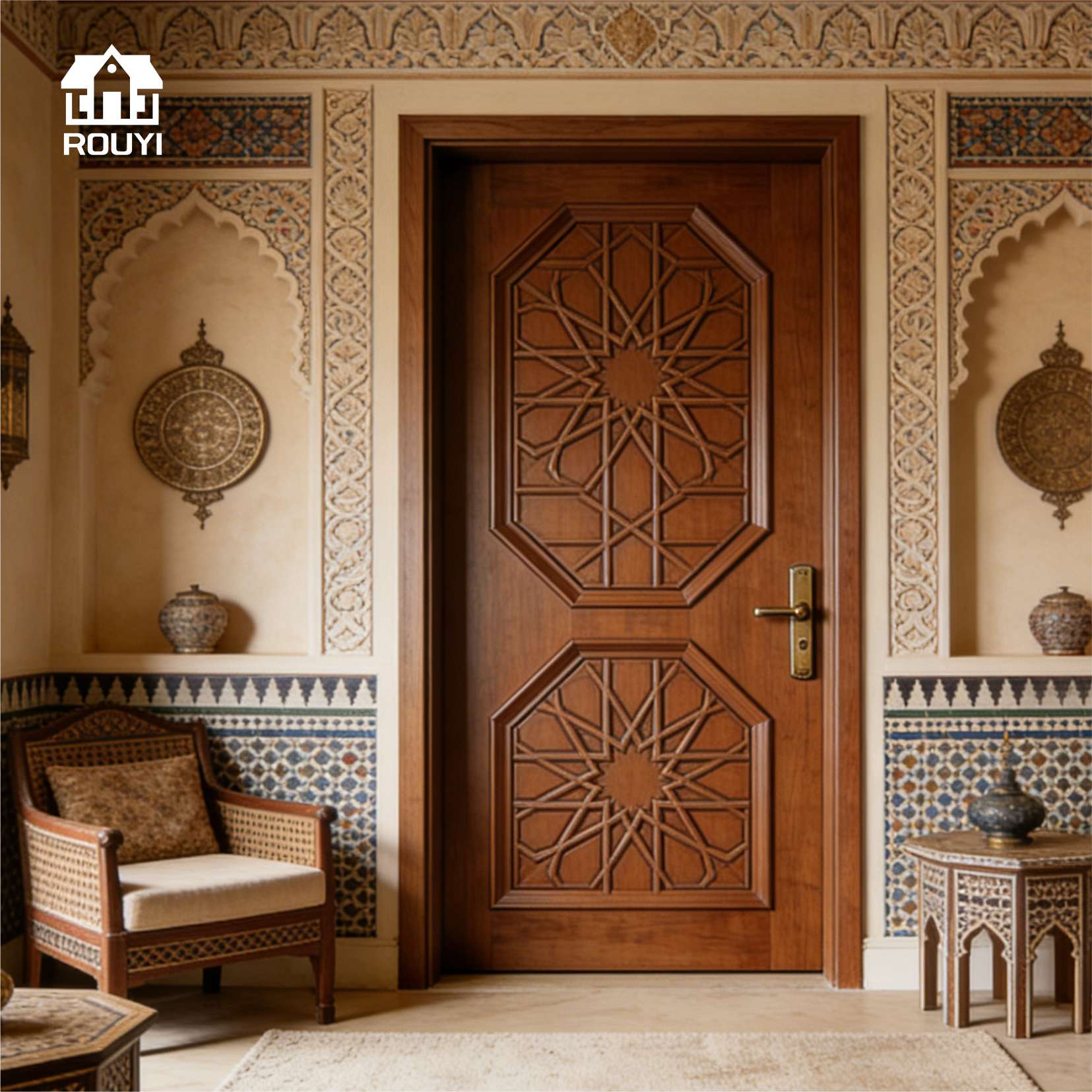 Bathroom WPC Doors - Price, Modern Design,Rust Prevention, Corrosion Prevention, Insect and Borer Prevention