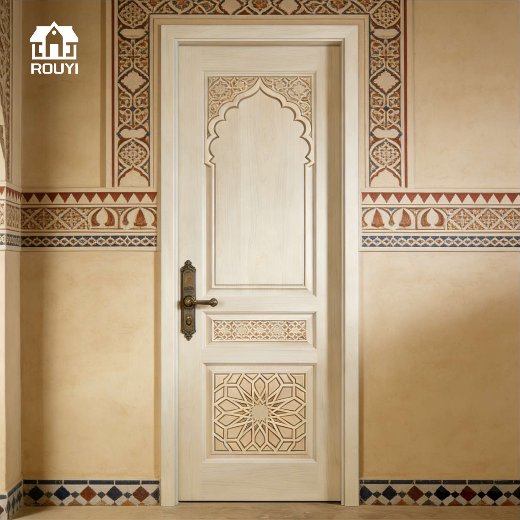 WPC Doors Manufacturer & Supplier in China Mordern Style Design for House, Hotel, Apartment