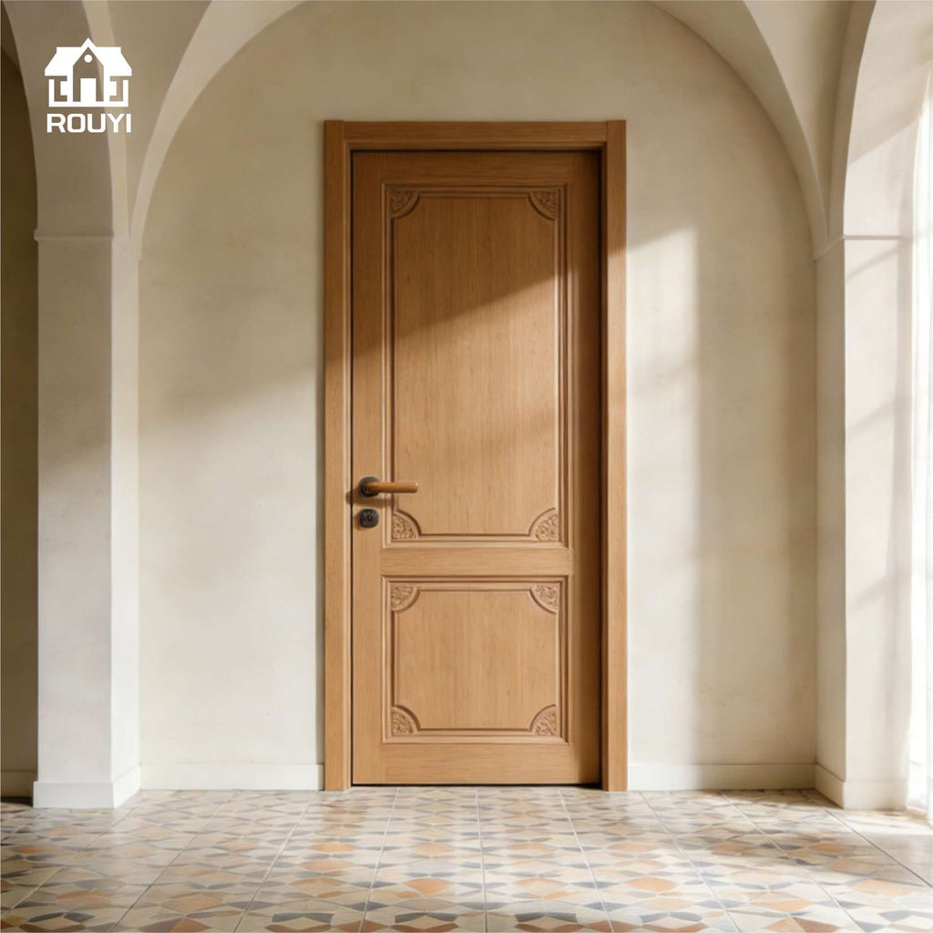 31.5" × 82.68" WPC interior kitchen door, bathroom door, basement door, waterproof, moisture-proof, insect-proof.