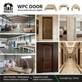 Waterproof & Eco-Friendly WPC Doors - Mold-Resistant & Customizable for Kitchen, Bathroom