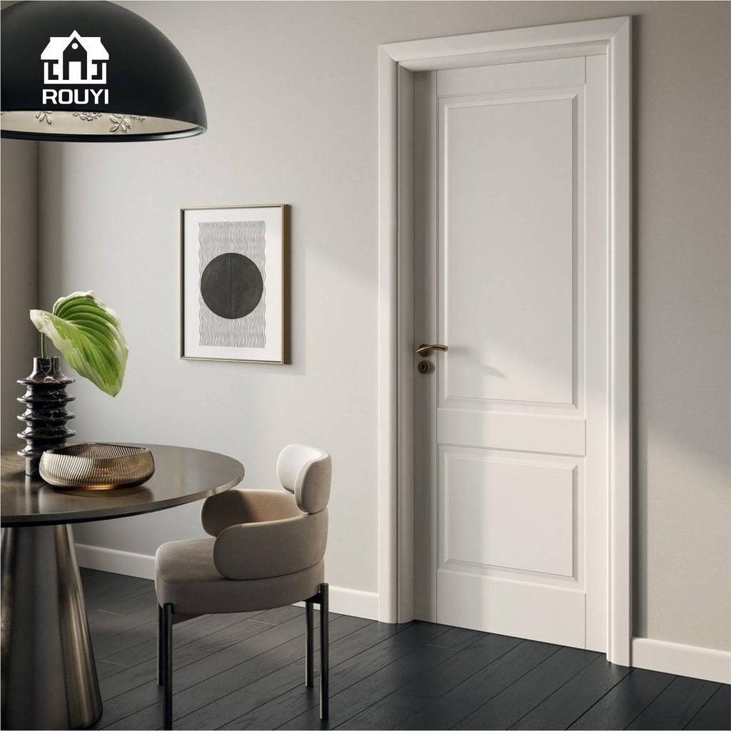 Modern design WPC doors offer superior sound insulation, heat insulation, waterproofing, and moisture resistance ideal choice for indoor use.