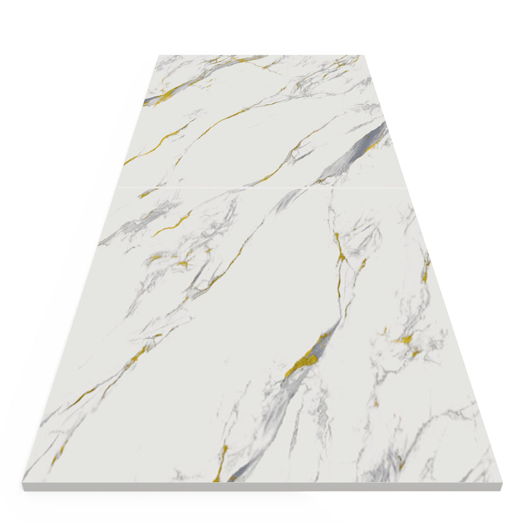 Carbon crystal wall panel（鎏金膜-KBJ1-80100-鎏金爵士白)