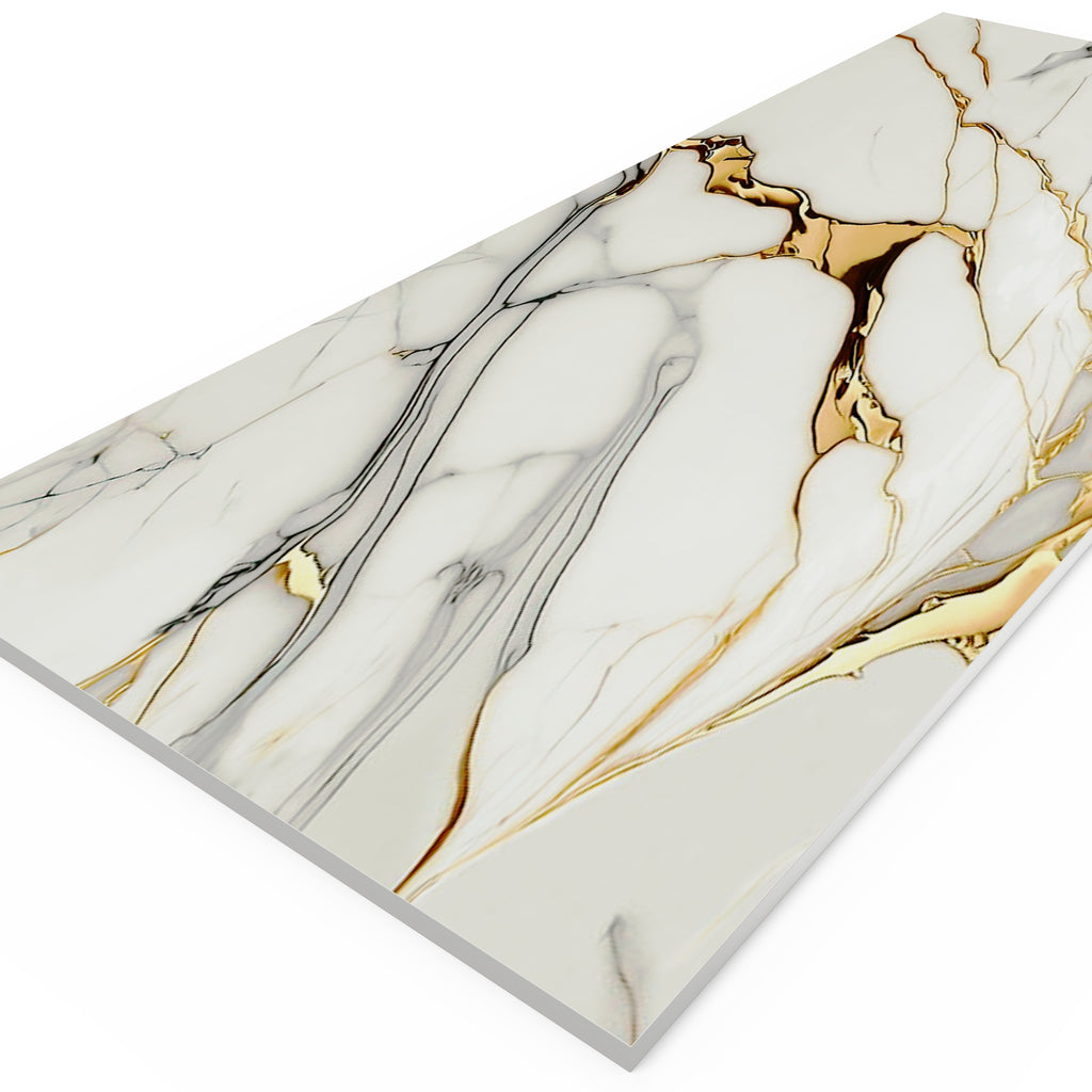 Carbon crystal wall panel（鎏金膜-KBJ1-80110-鱼肚變金岩)