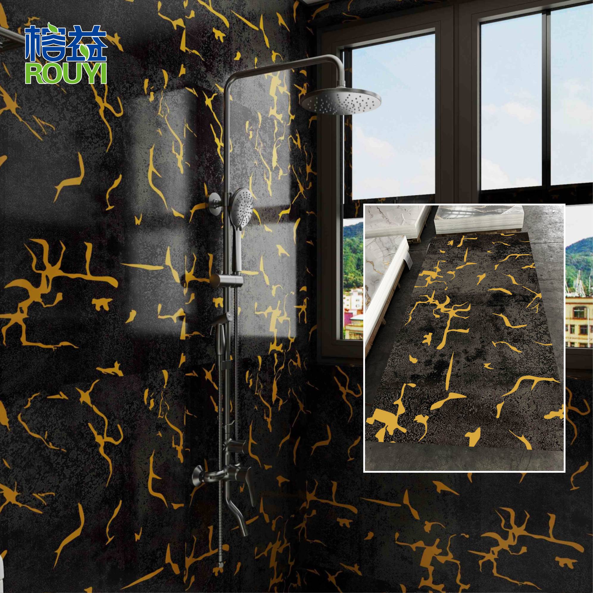 UV wall panel（KB-8045-B1）