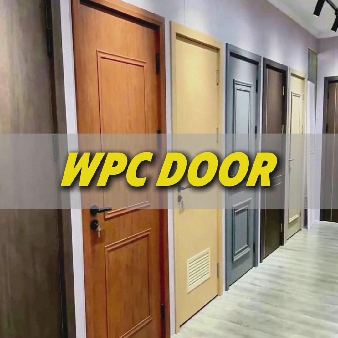 China High Quality WPC Door for Modern Design Residential, Hotel;Waterproof, Moisture-proof, Insect-proof, Soundproof, and Heat-insulating Interior Doors